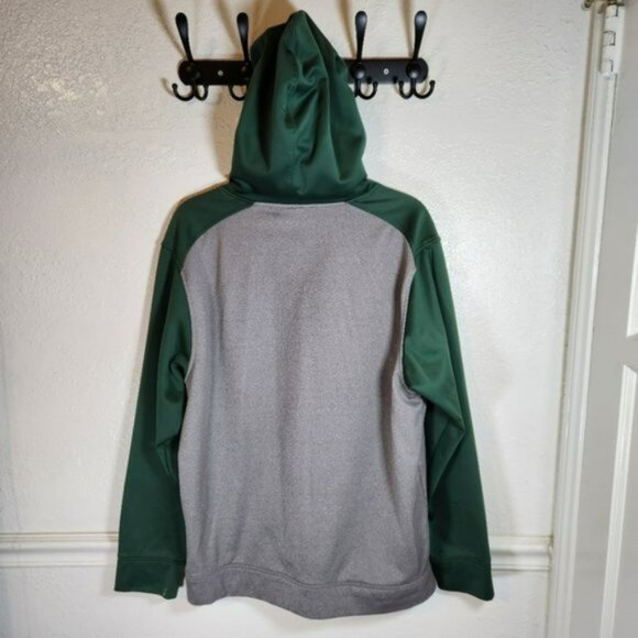 Green Bay Packers Sweatshirt Large NFL Apparel Green Gray - Picture 8 of 12